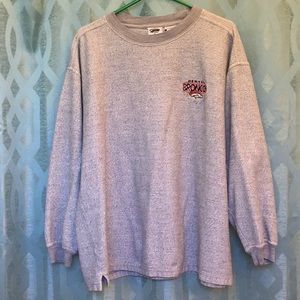 Denver Broncos men’s size XL grey pullover sweatshirt,